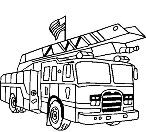 coloring pages fire truck printable printable word searches
