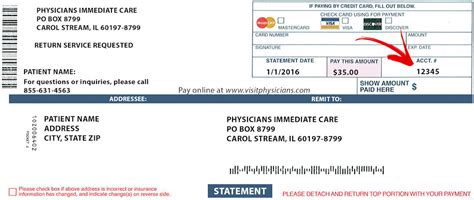 bill pay physicians  care