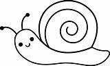 Snail Line Cute Clip Sweetclipart sketch template