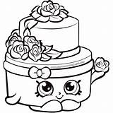 Coloring Cake Pages Shopkins Birthday Kids Searches Worksheet Recent sketch template
