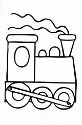 Coloring Train Kids Pages Trains sketch template