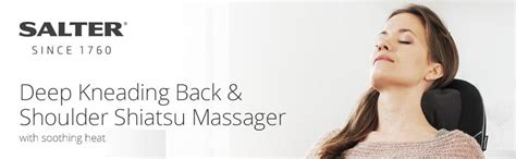 salter back massager shiatsu massage chair pad seat cover relax full