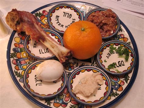 passover  orange   seder plate awiderbridge