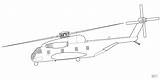 Hubschrauber Helicopter Stallion Sikorsky Ausmalbilder Clipartmag sketch template