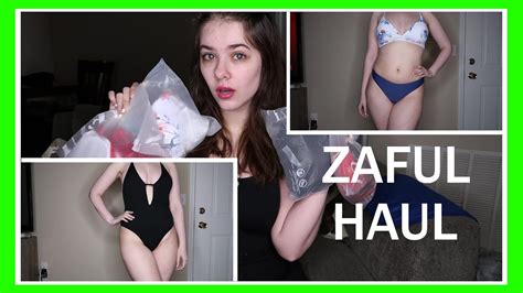 Zaful 10 Bikini Haul Try On Youtube
