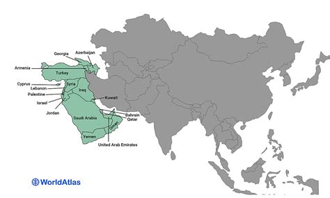 regions  asia worldatlas