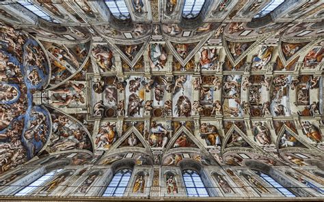 painted  ceiling   sistine chapel  birds home