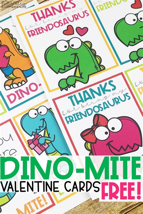 dinosaur valentine cards ashley mckenzie