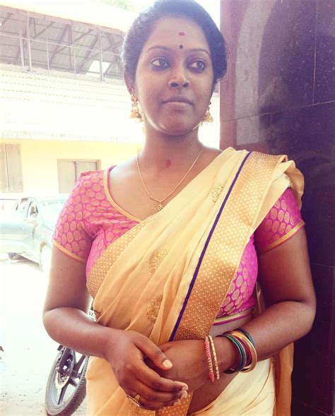 Black Indian Beauty In Saree