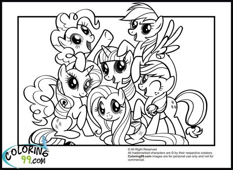 coloring pages   pony friendship  magic bubakidscom