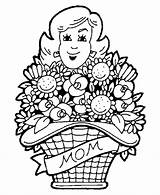 Coloring Pages Mom Mothers Mother Sheets Flowers Printable Print Kids Clipart Activity Great Mothersday Sheet Go Next Back Library Surfnetkids sketch template