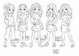Coloring Lego Friends Pages Choose Board Birthday sketch template