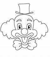 Clown Drawing Simple Coloring Drawings Paintingvalley Pages sketch template