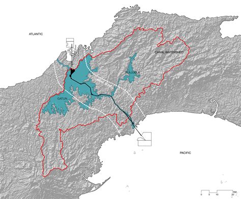 Where is the panama canal map