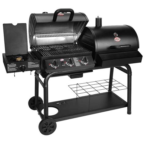 duo black dual function combo grill bbq usa  cover   char griller american car