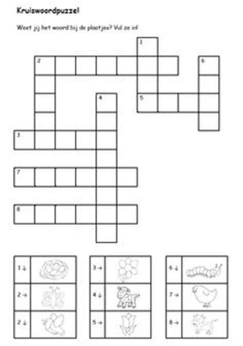 ambrasoft kruiswoordpuzzel voor kinderen knutselplaten ambrasoft pinterest voor kinderen