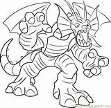 Coloring Fang Foom Fin Pages Coloringpages101 Squad Hero Super Show sketch template