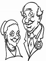 Grandmother Grandfather Coloring Drawing Pages Grandpa Sketch Father Clipart Daughter Drawings Clipartmag Color Paintingvalley Colorluna sketch template