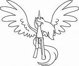 Alicorn Mlp Pony Base Little Drawing Coloring Outline Pages Unicorn Crow Clockwork Lineart Template Deviantart Color Kids Getdrawings Painting Printable sketch template