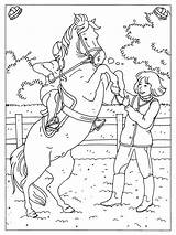 Paarden Paard Paardrijden Paardenstal Uitprinten Habit Downloaden Manege Volwassenen Paardje Overzicht Idées Rearing sketch template