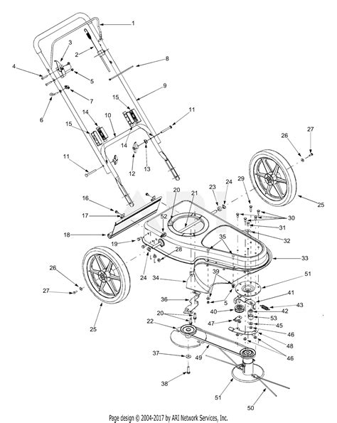 troy bilt   hp  parts diagram  general assembly
