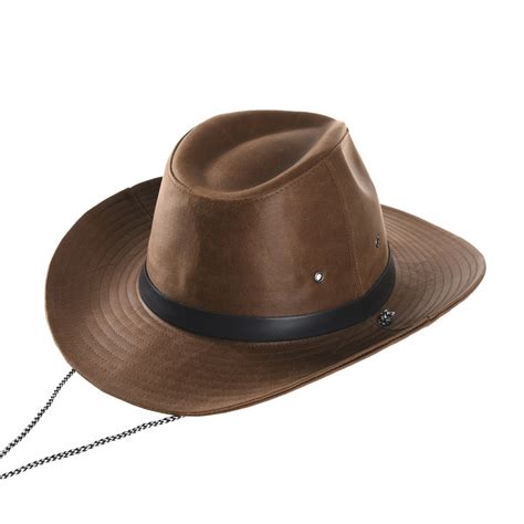 withmoons faux leather indiana jones hat outback hat fedora cd ebay