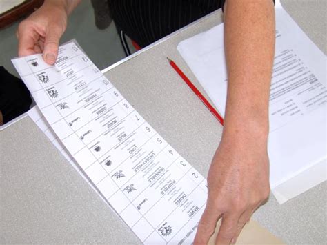 ballot papers numbered panther print design