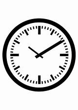 Clock Shattered sketch template
