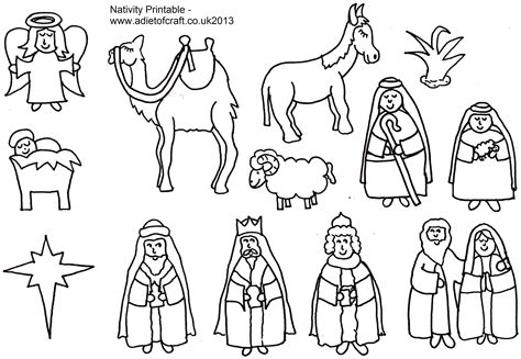 image result  nativity stable black  white nativity coloring