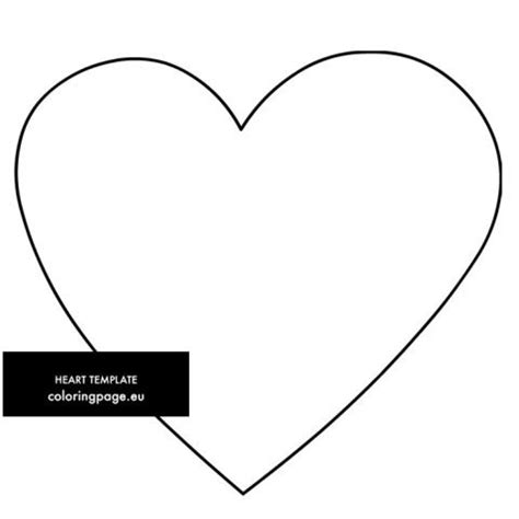heart template printable coloring page