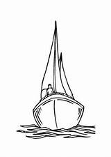 Segelschiff Ausmalbild Ausdrucken sketch template