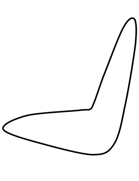 boomerang coloring page coloring book  coloring pages