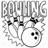 Bowling Ball Sketch Vector Drawing Pins Doodle Royalty Stock Getdrawings Includes Title Text Sports Style Photography Illustration Preview sketch template