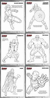 Coloring Pages Avengers Printable Ultron Superhero Age Kids Printables Marvel Super America Captain Party 색칠 Birthday 공부 Hero Avenger 어벤져스 sketch template