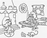 Teenage Smurf Clumsy Coloringfree sketch template