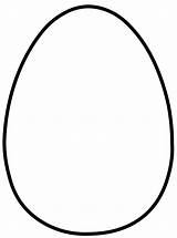 Egg Shape Template Clipart Printable Drawing Easter Oval Large Coloring Blank Hen Transparent Shapes Eggs Color Templates Big Webstockreview Drawn sketch template