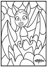 Vampirina Kolorowanki Bat Coloringonly Bridget Hauntley Dzieci Bestcoloringpagesforkids sketch template