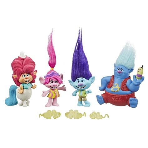 dreamworks trolls lonesome flats  pack  small toy doll set