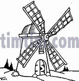 Windmill Dutch Drawing Cartoon Drawings Draw Coloring Timtim Holland Bw2 Holidays Gif Windmills Farm Tourism Template Clipartmag Pages sketch template