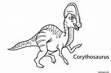 Corythosaurus Tegning Tegninger Dinosaurus sketch template