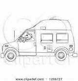 Motorhome Colouring sketch template