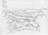 Trail Drawing Paintingvalley Drawings Mountain sketch template