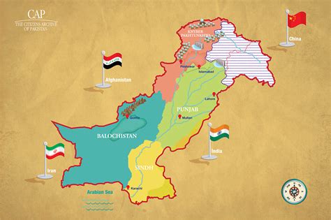 map  pakistan   behance