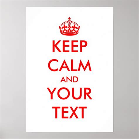 Keep Calm Posters Zazzle