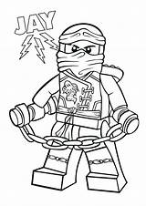 Ninjago Jay Coloring Pages Printable Lego Kids Categories A4 sketch template