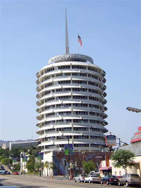 Los Angeles Ca Capitol Records Building Photo Picture