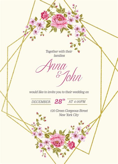 printable blank wedding invitation templates  wedding invitations
