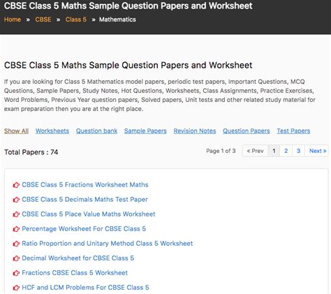 cbse class  maths sample question papers  worksheet question