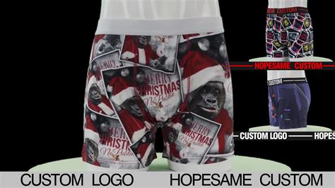 White Blank Custom Men Boxer Shorts Sublimation Print Polyester