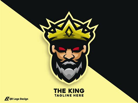 king logo design  qr design studio  dribbble
